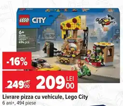 Carrefour Lego city livrare pizza cu vehicule Ofertă