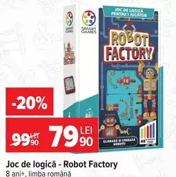 Carrefour Smart Games Joc de logică - Robot Factory Ofertă