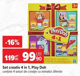 Carrefour Play Doh set creativ 4 in 1 Ofertă