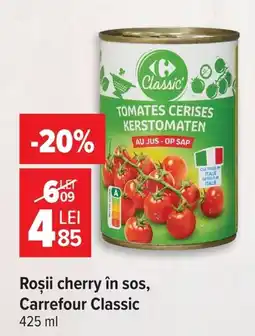 Carrefour Carrefour Classic roșii cherry în sos Ofertă