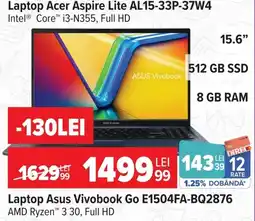 Carrefour Asus Vivobook Go E1504FA-BQ2876 Ofertă