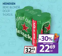 Auchan Heineken bere blondă Ofertă