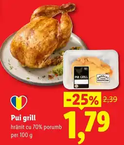 Lidl Pui grill Ofertă