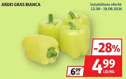 Auchan Ardei gras bianca Ofertă
