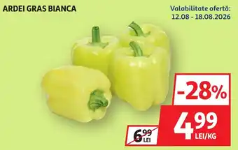 Ardei gras bianca