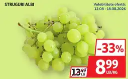 Auchan Struguri albi Ofertă