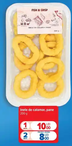 Carrefour Market Fish & Crisp Inele de calamar pane Ofertă