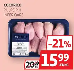 Auchan Cocorico pulpe pui inferioare Ofertă