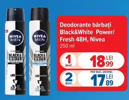 Carrefour Market Nivea men deodorante bărbați black&white power/fresh 48h Ofertă