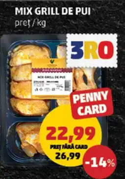 Penny 3RO mix grill de pui Ofertă