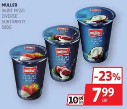 Auchan Muller iaurt pezzi Ofertă