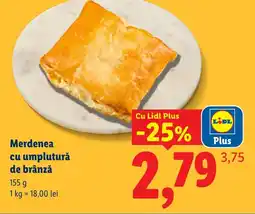 Lidl Lidl merdenea cu umplutură de brânză Ofertă