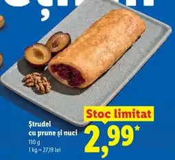 Lidl Strudel cu prune și nuci Ofertă