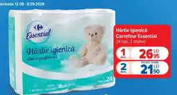 Carrefour Market Carrefour Essential Hârtie igienică Ofertă