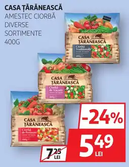 Auchan Casa Țărănească amestec ciobă diverse sortimente Ofertă