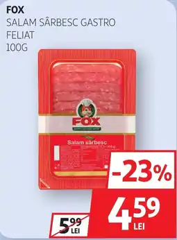 Auchan Fox salam sârbesc gastro feliat Ofertă