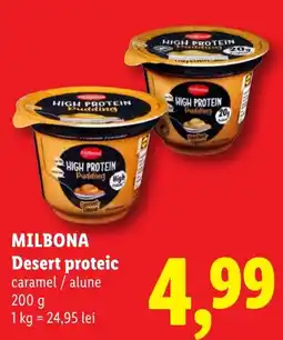 Lidl Milbona desert proteic Ofertă