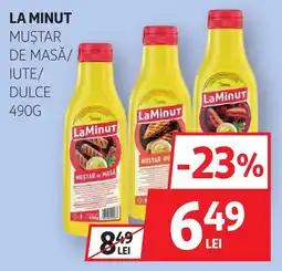 Auchan LaMinut muștar de masă/iute/dulce Ofertă