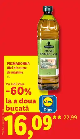 Lidl Primadonna ulei din turte de măsline Ofertă