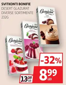 Auchan Bonjour desert glazurat Ofertă