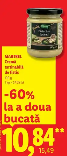 Lidl Maribel cremă tartinabilă de fistic Ofertă