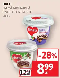 Auchan Fineti cremă tartinabilă Ofertă