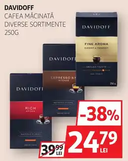 Auchan Davidoff cafea măcinată Ofertă