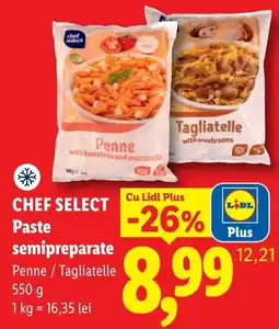 Lidl Chef Select Paste semipreparate Ofertă