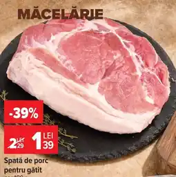 Carrefour Market Măcelărie Spată de porc pentru gătit Ofertă