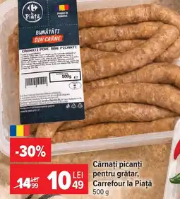 Carrefour Market Cârnăți picanti pentru gratar carrefour la piata Ofertă