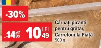 Carrefour Market Carrefour la Piață cârnați picanți pentru grătar Ofertă