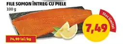 Penny File somon întreg cu piele Ofertă