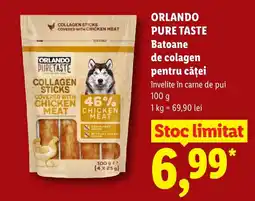 Lidl Orlando pure taste batoane de colagen pentru câței Ofertă