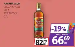 Auchan Havana Club cuban spiced rom Ofertă