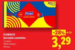 Lidl Floralys șervețele cosmetice Ofertă