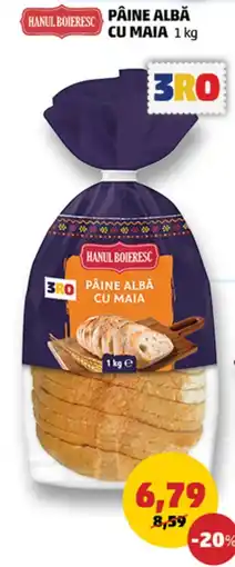 Penny Hanul Boieresc pâine albă cu maia Ofertă