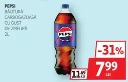 Auchan Pepsi băutură carbo gazoasă cu gust de zmeură Ofertă