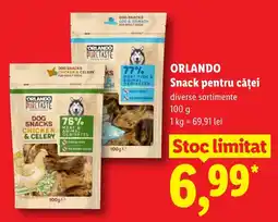 Lidl Orlando snack pentru câței Ofertă