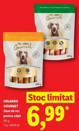 Lidl Orlando Gourmet Oase de ros pentru câței Ofertă