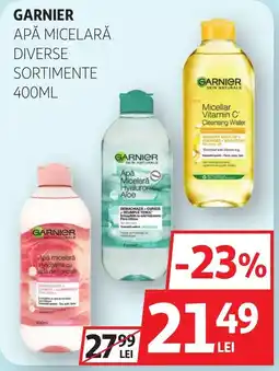 Auchan Garnier apă micelară diverse sortimente Ofertă