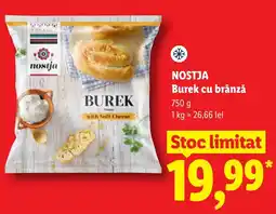 Lidl Nostja Burek cu brânză Ofertă