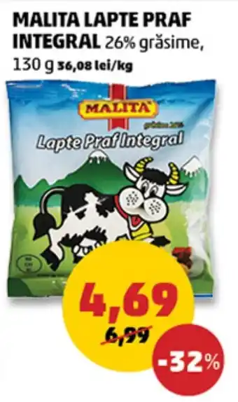 Penny Malita lapte praf integral Ofertă