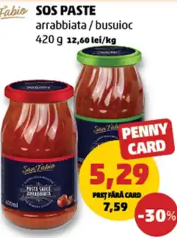 Penny San Fabio sos paste arrabbiata / busuioc Ofertă