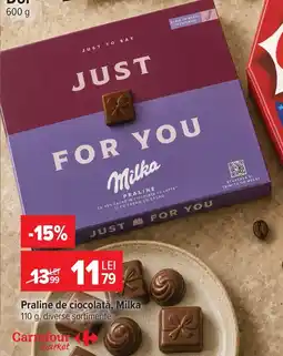 Carrefour Market Milka praline de ciocolata Ofertă