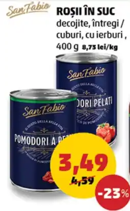 Penny San Fabio roșii în suc Ofertă