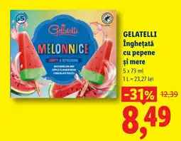 Lidl Gelatelli melonnice Ofertă