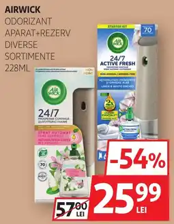 Auchan Air Wick odorizant aparat+rezerv diverse sortimente Ofertă