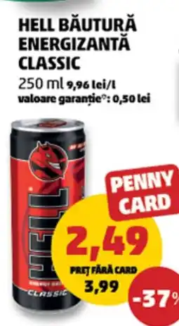 Penny Hell băutură energizantă classic Ofertă