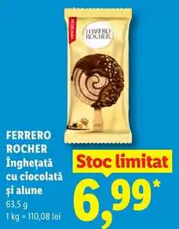 Lidl Ferrero Rocher înghețată cu ciocolată și alune Ofertă