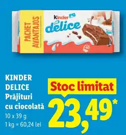 Lidl Kinder Delice Ofertă